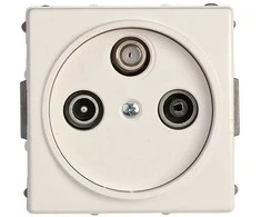Antenos lizdas (TV+R+SAT) VILMA STANDARD ST 150 be rėmelio, galinis, baltas