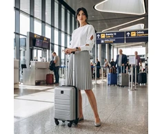 Tvirtas ABS kabininis lagaminas WINGS GANNET 40x25x20 su Ryanair ir Wizz Air