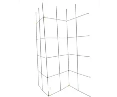 Tvirtinimų komplektas augalams 45x120cm metaliniai/PE/žali
