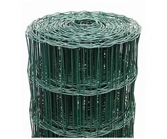 Besk Tvora cinkuota su PVC 1.5m x 25m Žalia (50x100mm)