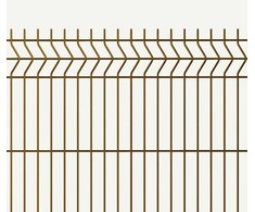 Tvoros segmentas, cinkuotas, rudos sp., 200 x 50 x 4 x 1730 x 2500 mm