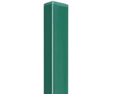 Tvoros stulpas, karštai cinkuotas, žalios sp., 60 x 40 x 1500 mm