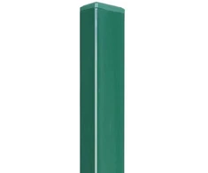 Tvoros stulpas, karštai cinkuotas, žalios sp., 60 x 40 x 1700 mm