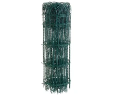Tvoros tinklas BORDER FENCE, virintas, PVC, žalios sp., 150 x 90 x 2,0 mm x 0,65 x 10 m