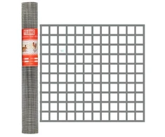 Tvoros tinklas, virintas, karštai cinkuotas, 12 x 12 x 1,0 mm x 1,0 x 5 m