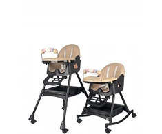 Twinky Baby MAXI SWING 2 in 1 maitinimo kėdutė - Reguliuojama - Juoda