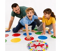 „TWISTER PARTY“ ŠEIMOS ARKADINIS KILIMAS 160 x 140 SPINNER 2+ ŽMONĖS