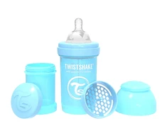 TwistShake ANTICOLIKAS ŠIRTINIMO BUTELIS 180 ml mėlynas 0m+