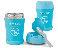 TWISTSHAKE - Terminis maisto konteineris, mėlynas, 350ml