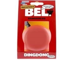 twm Dviračio skambutis ding-dong iš plieno 80mm - Raudonas
