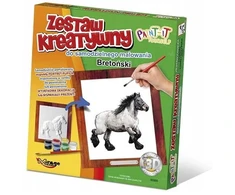 TY Kūrybinis meninis rinkinys Horses spalvinimo puslapis COOL
