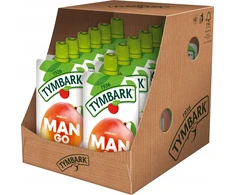 Tymbark 100% Mousse Mango Banana Obuolių vaisiai 12x 120g
