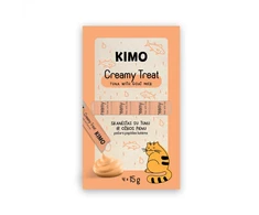 Bikuvalt Kimo Cat skanėstas Creamy Tuna Tuna Goat Milk (4vnt*15g) 60g