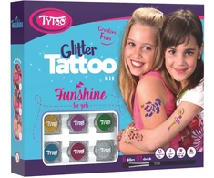 Dante Tytoo Glitter tatuiruotės mergaitėms, TyToo kartoninė dėžutė