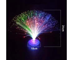 UFO FIBER OPTIC LAMP keičiasi LED spalvas