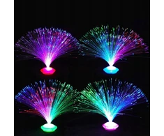 UFO FIBER OPTIC LAMP keičiasi LED spalvas