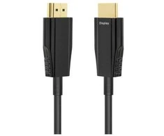 ULTRA didelės spartos DELTACO HDMI kabelis, 48Gbps, 10m, juodas, AOC / HU-AOC10