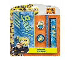 Undercover Daugiafunkcinis "minionai" mokyklos rinkinys: pieštukai, žymekliai, dėklas