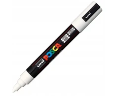 Uni Posca Pc-5m žymeklis, baltas (1 vnt.)