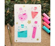Uni UNI POSCA PC-8K plakatų žymeklis tamsiai raudonas