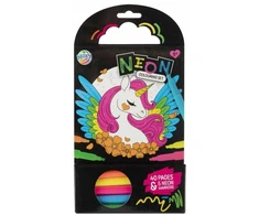 Moxy Unicorn dažymas 5 puslapis neoniniai Grafix markeriai