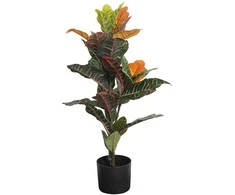 Uniglob Dirbtinė gėlė vazone 75cm krotonas