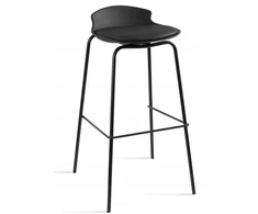 Unique Unikali DUKE taburetė - Juodas/Juodas juoda 86 cm plastiko