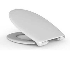 Unitazo dangtis CEDO VIENTO, kieto plastiko, lėtai nusileidžiantis, lengvai nuimamas