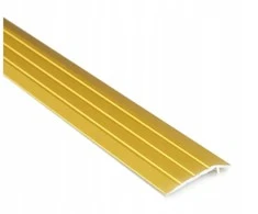 Universali aliumininė grindų juostelė CS1 A2, aukso sp., 37 mm pločio, 93 cm ilgio
