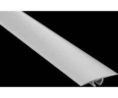 Universali aliumininė grindų juostelė CS30 CS40, Baltas Matinis spl., 30 mm pločio, 93 cm ilgio