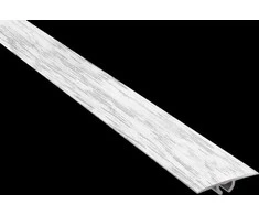 Universali aliumininė grindų juostelė CS30 CS25, SNOW ąžuolo spl., 30 mm pločio, 93 cm ilgio