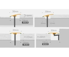 Universali aliumininė grindų juostelė CS30 CS65, NOBLE ąžuolo spl., 30 mm pločio, 93 cm ilgio
