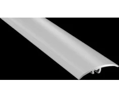 Universali aliumininė grindų juostelė CS37 CS40, Baltas MAT ąžuolo spl., 37 mm pločio, 93 cm ilgio