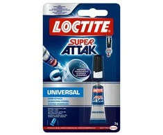 Universalūs klijai LOCTITE SUPER ATTAK Universal, 4 g