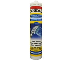 Universalus silikoninis hermetikas SOUDAL SILICONE U, bespalvis, 280 ml