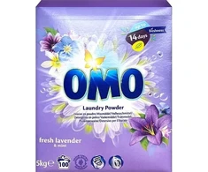 Dėklas Universalūs skalbimo milteliai OMO FRESH LAVENDER &amp; MINT, 5kg