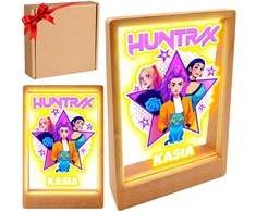 Upominki_Pl LED naktinė lempa Huntrix K-pop Huntresses Rumi Mira Zoey dovana vaikui