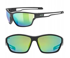 Akiniai Uvex sportstyle 806 juodas matt / mirror žalias