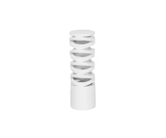 Užbaigimas karnizui MATERA, metalinis, baltos sp., Ø19 mm, 2 vnt.