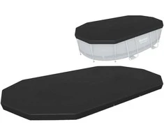 Uždangalas ovalo formos rėmo baseinui 427 x 250 x 100 cm Bestway 58425