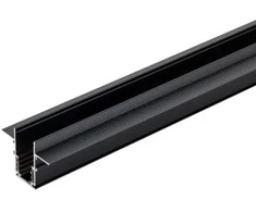 Užglaistomas bėgelis magnetinės sistemos DPM MTL-R-2-B, 200 cm, juodos sp.