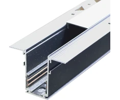 Užglaistomas bėgelis magnetinės sistemos VESTALIGHT VESTA1061M, 48V, 5,6x4,4x200cm