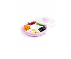 Užkandžių dėžutė GoBe Snack Spinner, alyvinė
