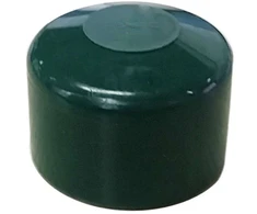 Užmaunamas stulpo dangtelis, plastikinis, žalios sp., 40 x 40 mm, 10 vnt.