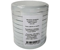 Užsukamas dangtelis 82mm baltos spalvos