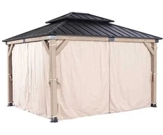 Home4You Užuolaidos CEDAR Šoninės 3x4m, Poliesteris