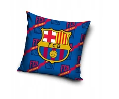 Užvalkalas na poduszkę velvet welurowa jaśka jasiek FC BARCELONA 40x40
