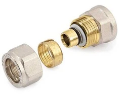Užveržiama pereiga GENERAL FITTINGS, DN18 x 3/4, vid. sr.