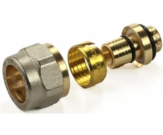 Užveržiama pereiga GENERAL FITTINGS, DN18 x 1/2, išor. sr.