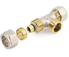 Užveržiamas trišakis GENERAL FITTINGS, DN20 x 1/2, išor. sr.